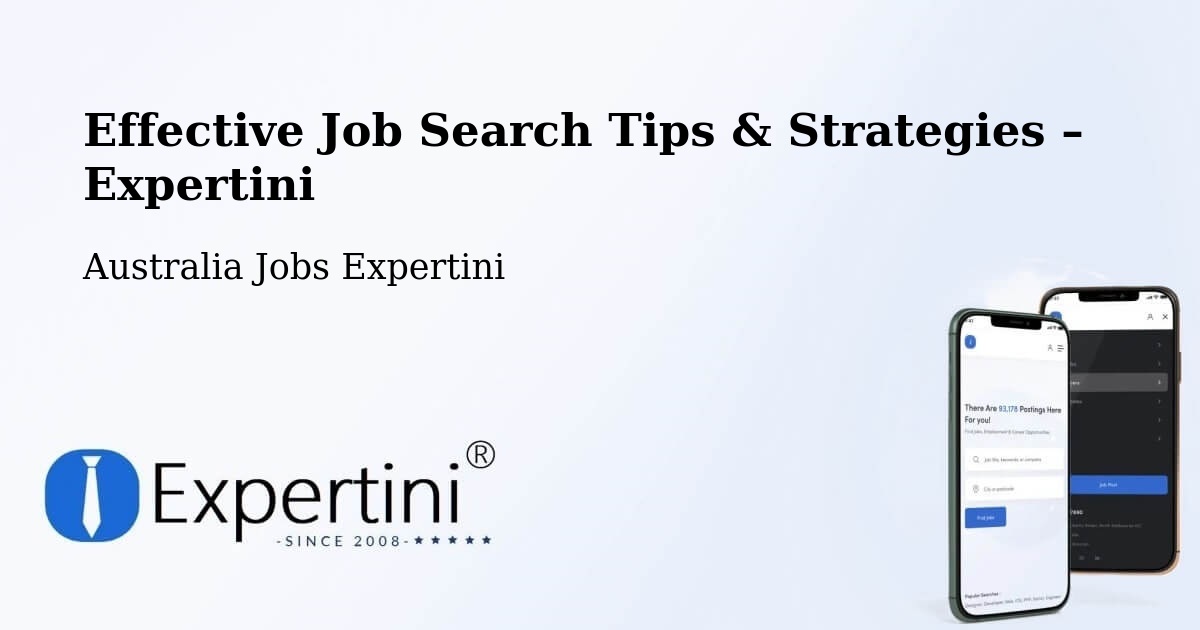 Job Search Tips & Strategies for Job Seekers – Braddon - Braddon, Australia Jobs Expertini
