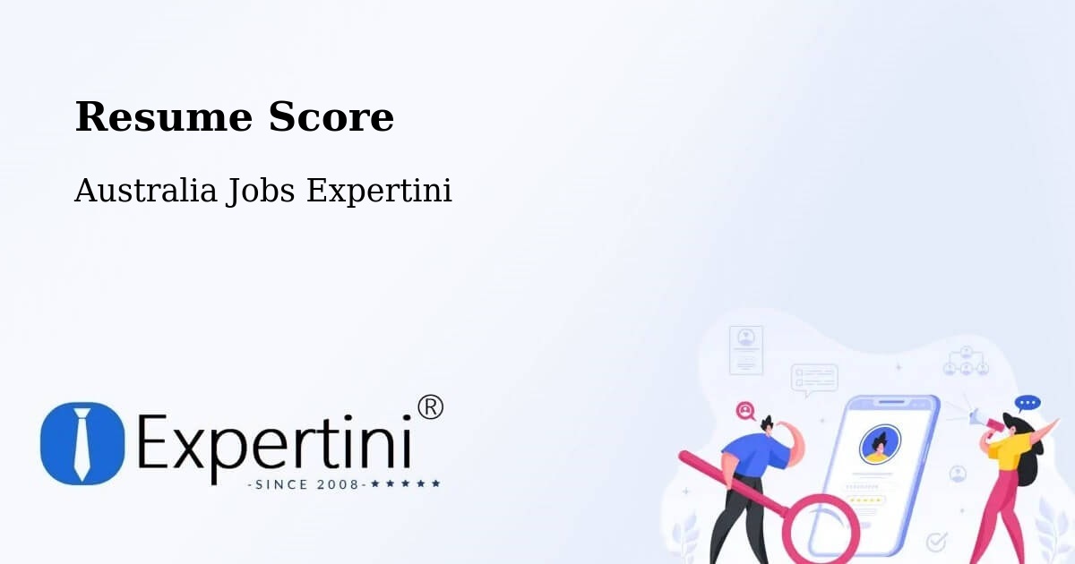 Resume Score & Job Description Match Tool – Braddon - Australia Jobs Expertini